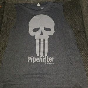 Pipehitter muscle tee by Ashley Horner